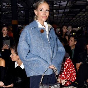 Like new Tory Burch Snap-Front Double-Face Wool $1,798